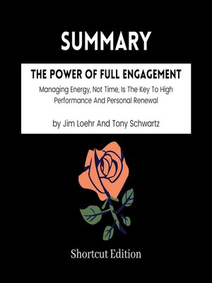 cover image of SUMMARY--The Power of Full Engagement